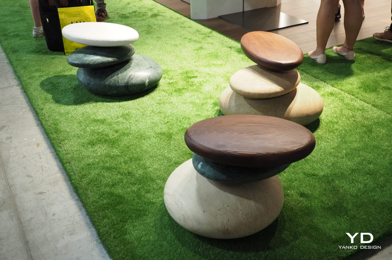 garden，Buddhist mood，garden design ，natural，Art，chair，Stone stool，