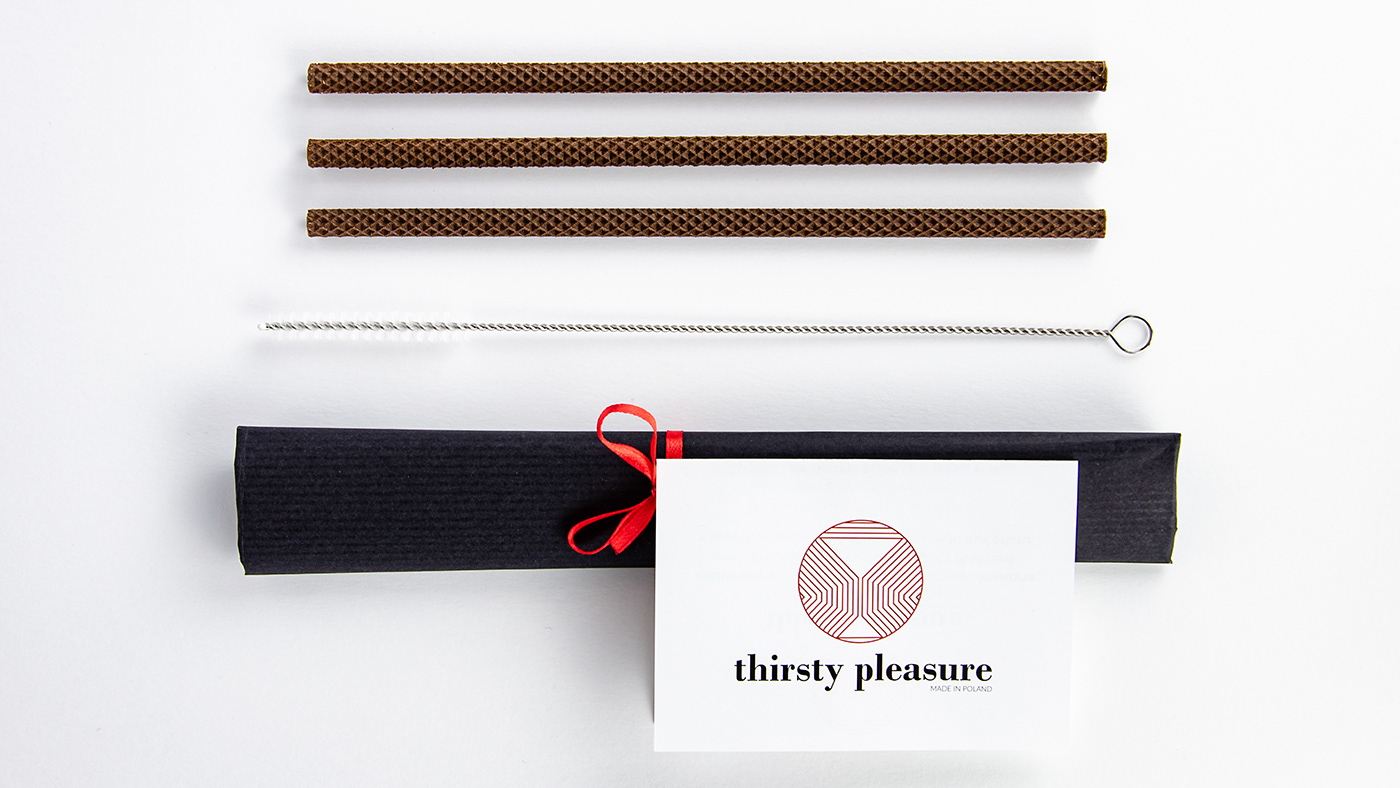 Thirsty Pleasure，environmental protection，product design，Biodegradable，3D printing，Reusable，Personalized design，HoReCa，