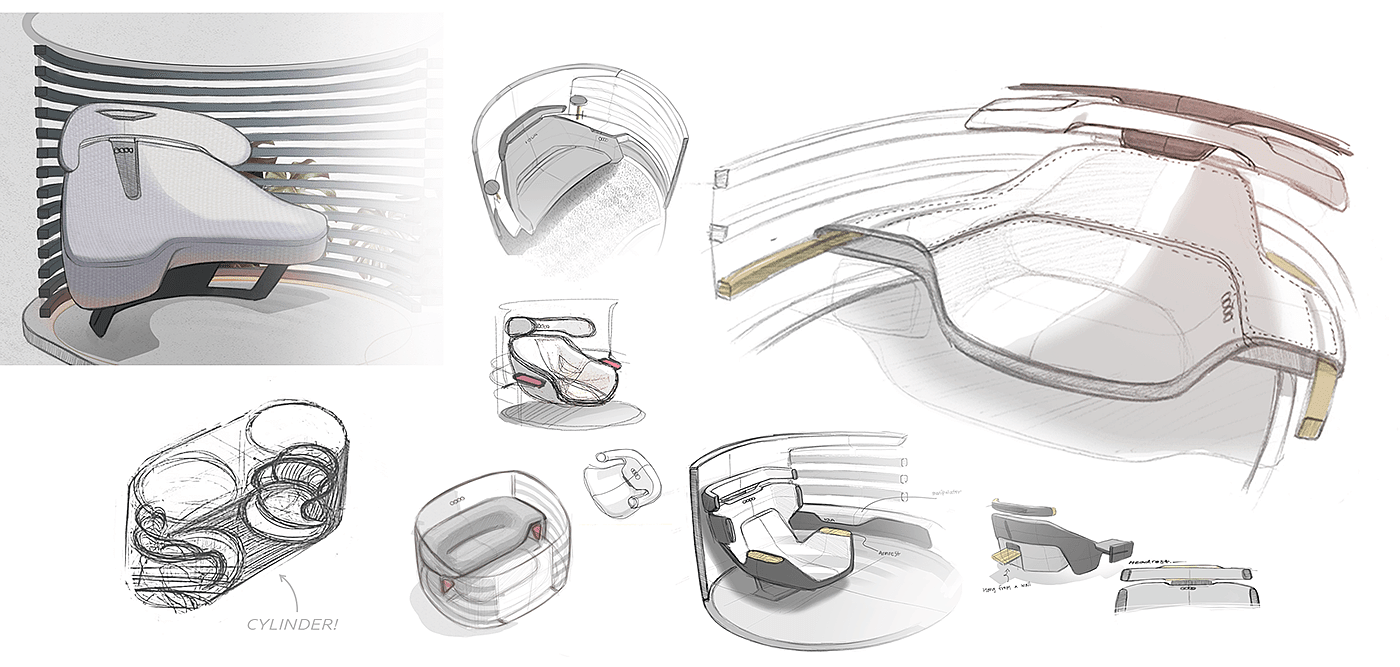 myeonghee Kim，conceptual design，Automobile design，Streamlined design，Ergonomics，AUDI AI:SPHERE，audi，