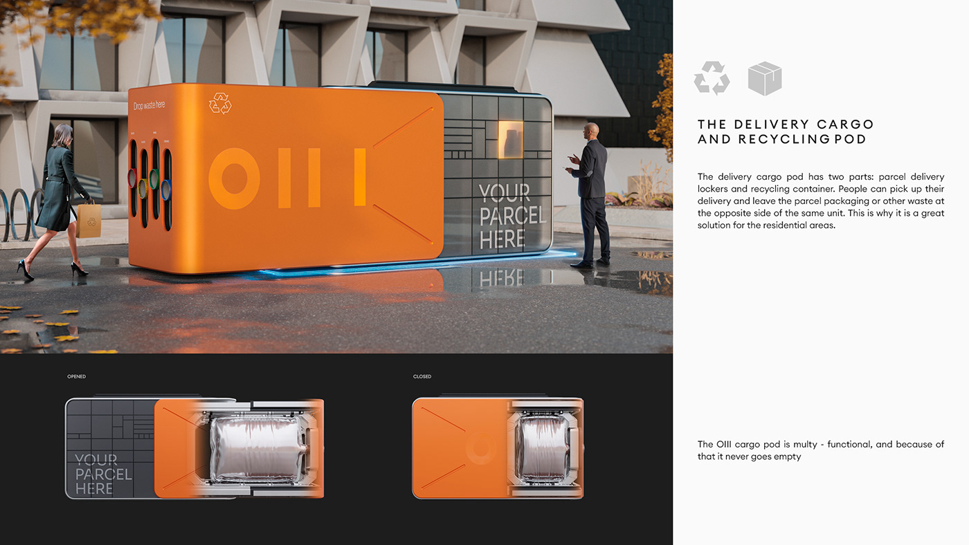 2050 Lab，Urban Unmanned Transportation System，OIII，Interaction design，