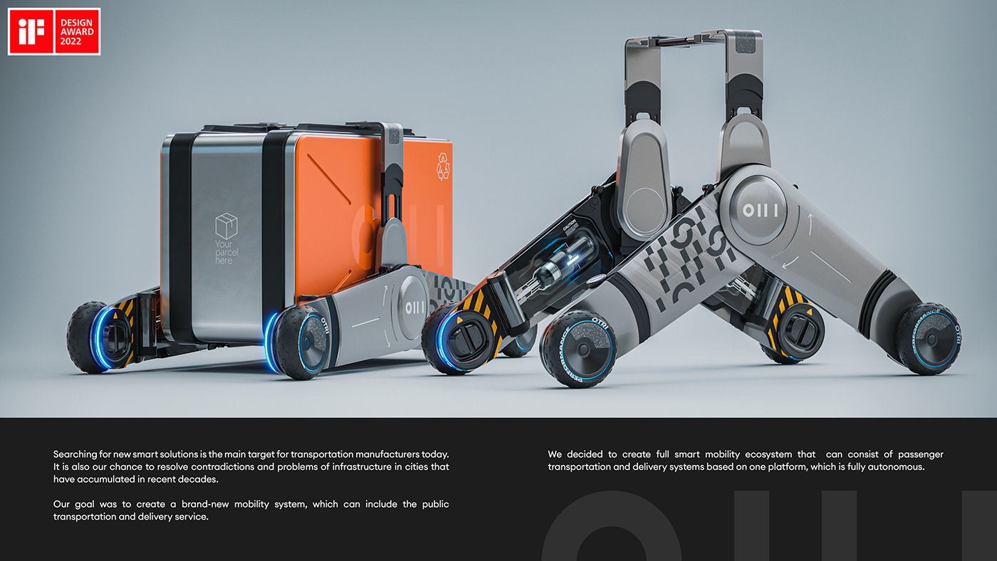 2050 Lab，Urban Unmanned Transportation System，OIII，Interaction design，