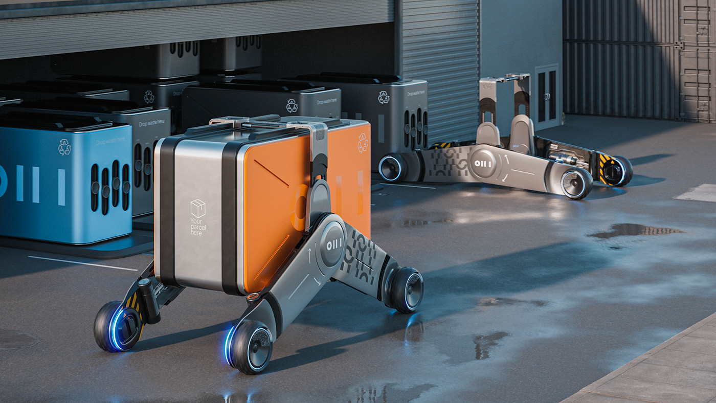 2050 Lab，Urban Unmanned Transportation System，OIII，Interaction design，