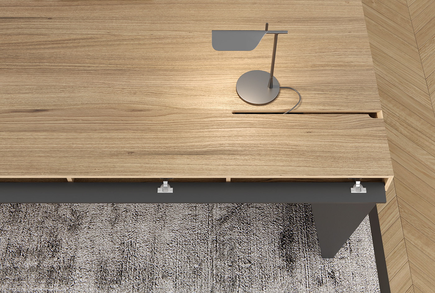 ODESD2 design bureau，product design，OS1，Executive desk，Modern style，