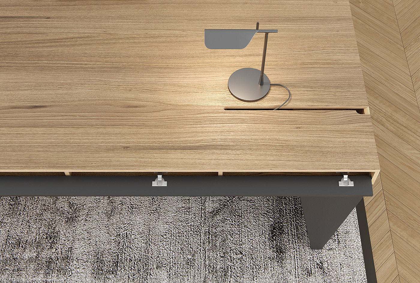 ODESD2 design bureau，product design，OS1，Executive desk，Modern style，