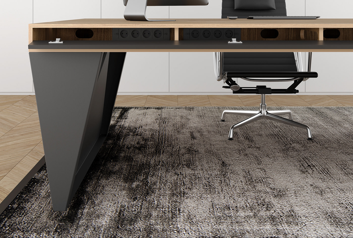 ODESD2 design bureau，product design，OS1，Executive desk，Modern style，