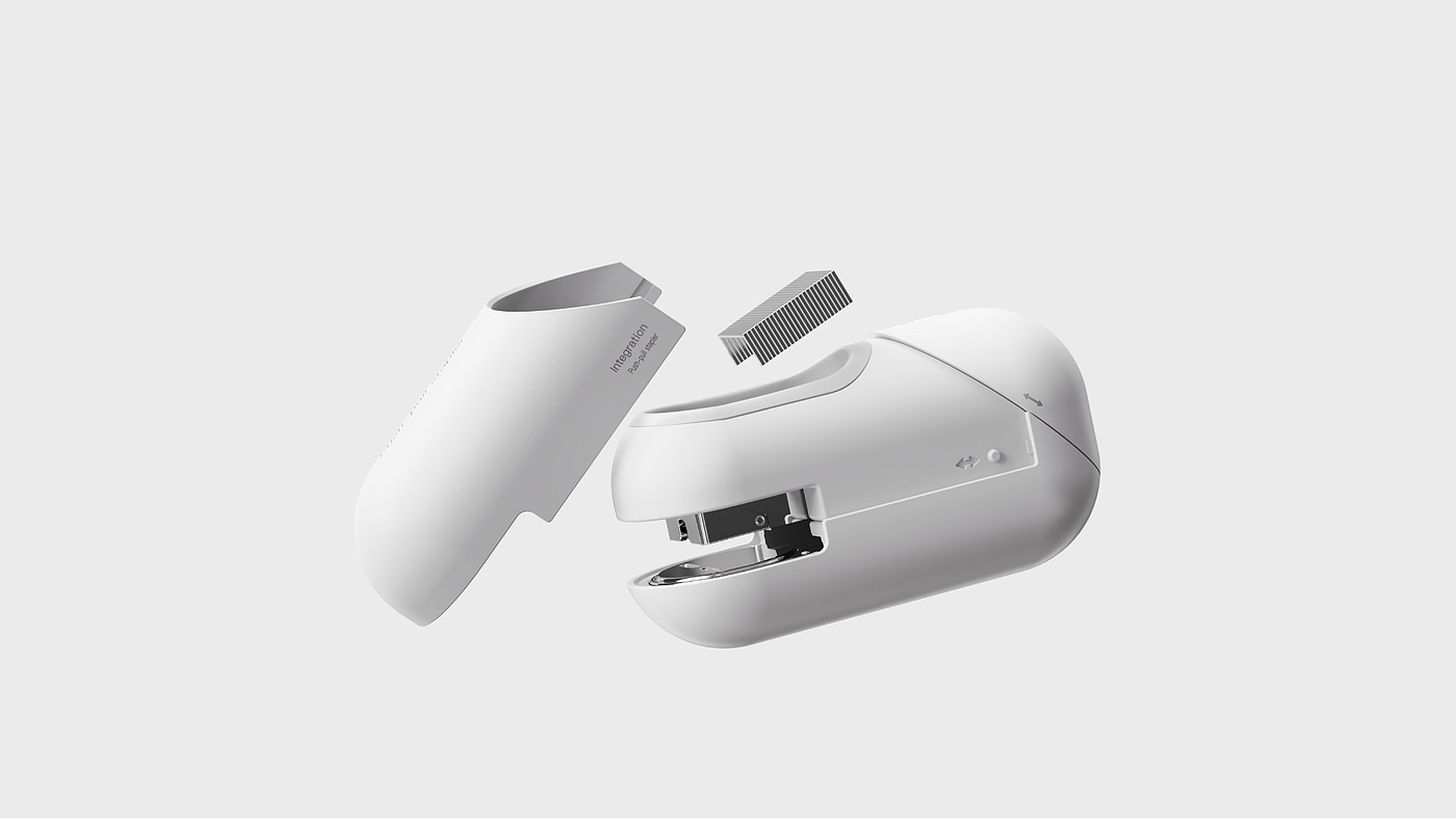 product design，industrial design，sample reels，Keyshot rendering，Office products，stapler，