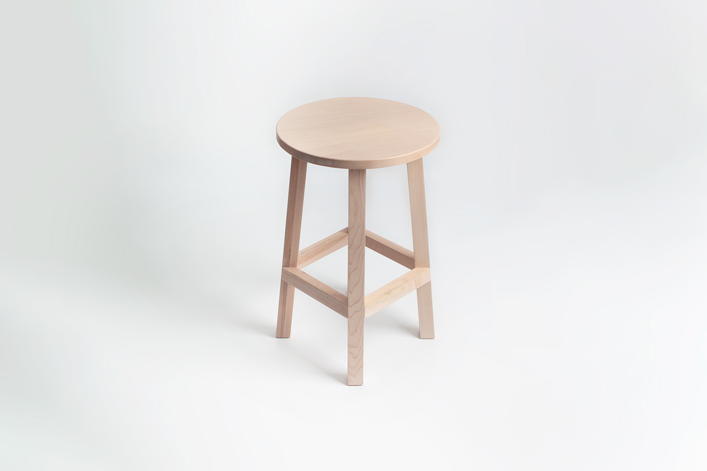 C stool，chair，Maple，