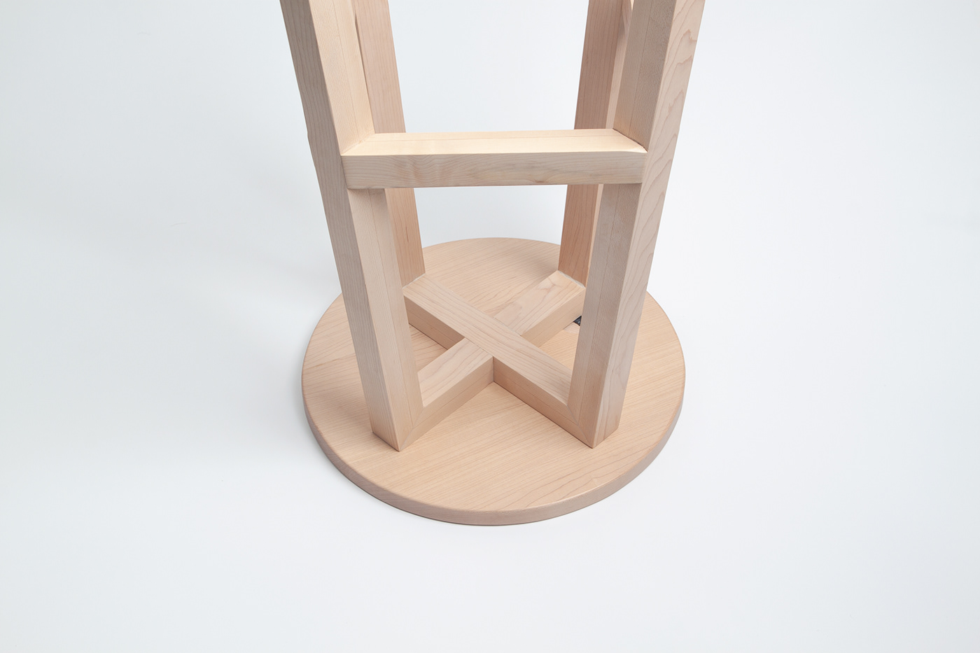 C stool，chair，Maple，