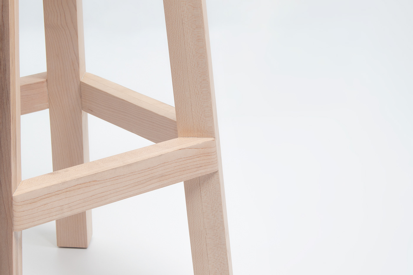 C stool，chair，Maple，