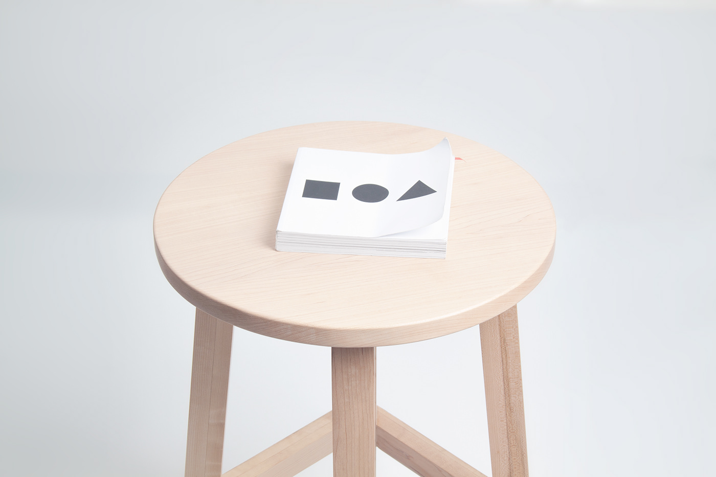 C stool，chair，Maple，