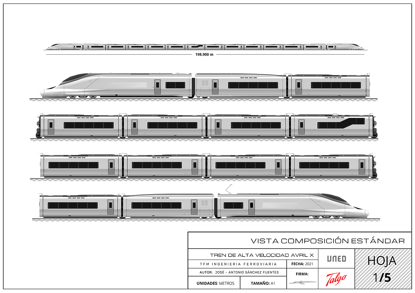 TALGO AVRIL X，conceptual design，train，