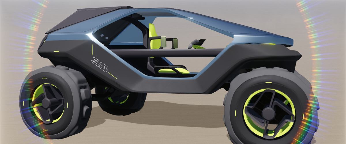 Graduation Design Works of 2022 Undergraduate，Graduation exhibition，School of Design, Hunan University ，Off-road vehicle，east wind，