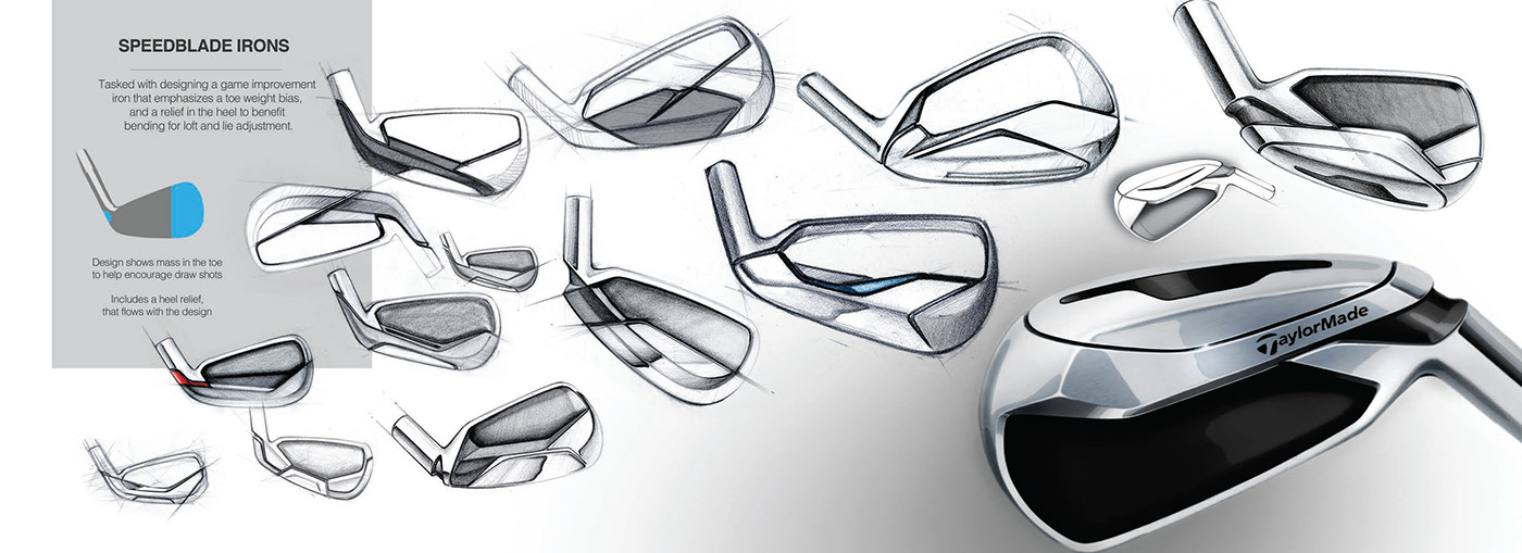 TaylorMade，golf club，motion，