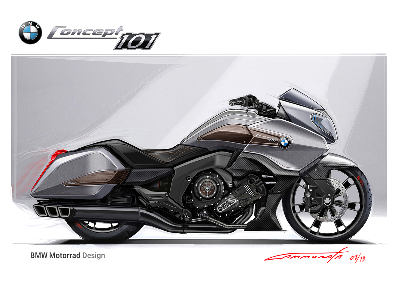 宝马摩托车系列bmw Concept 101 普象网