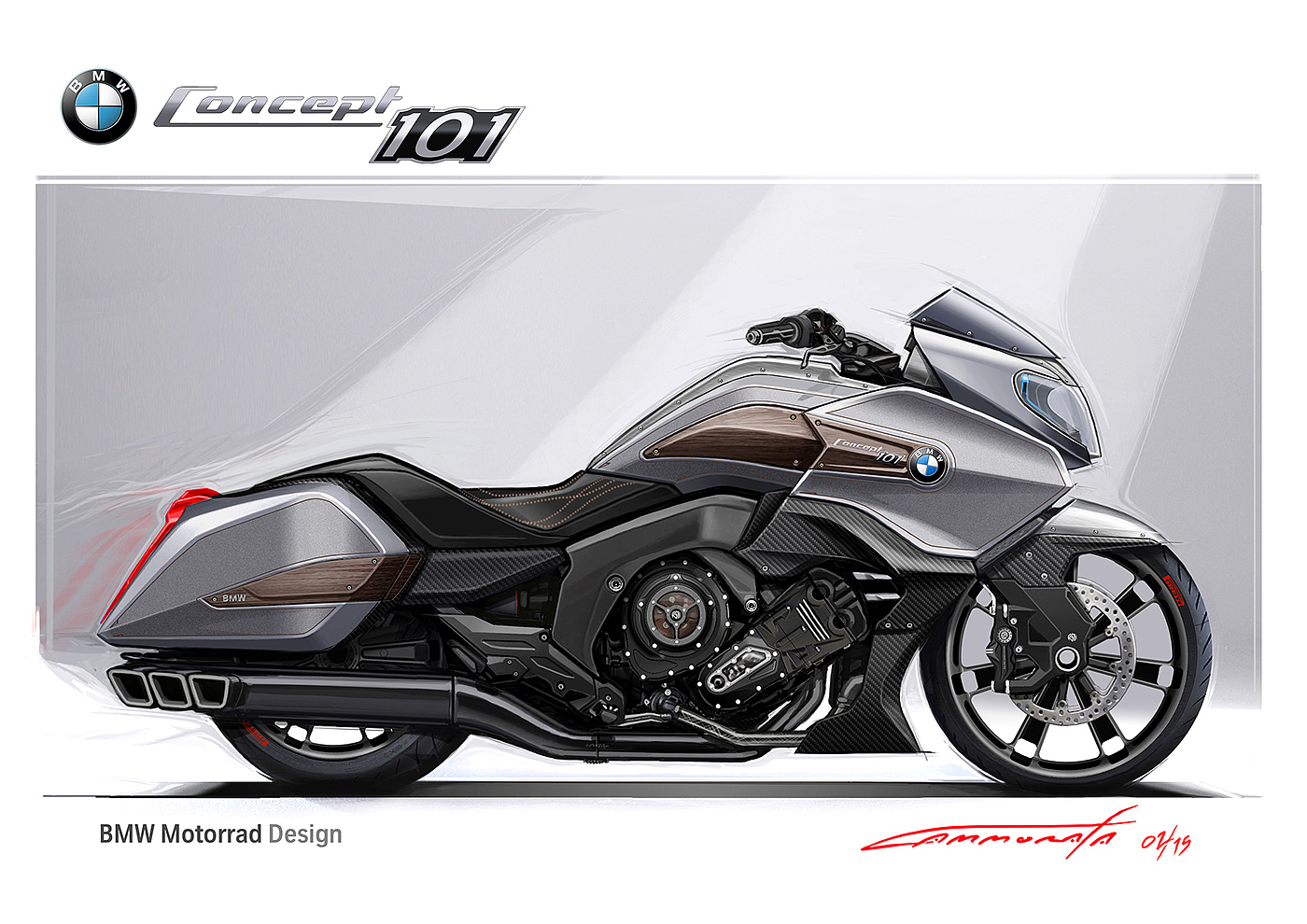 bmw，motorcycle，BMW CONCEPT 101，