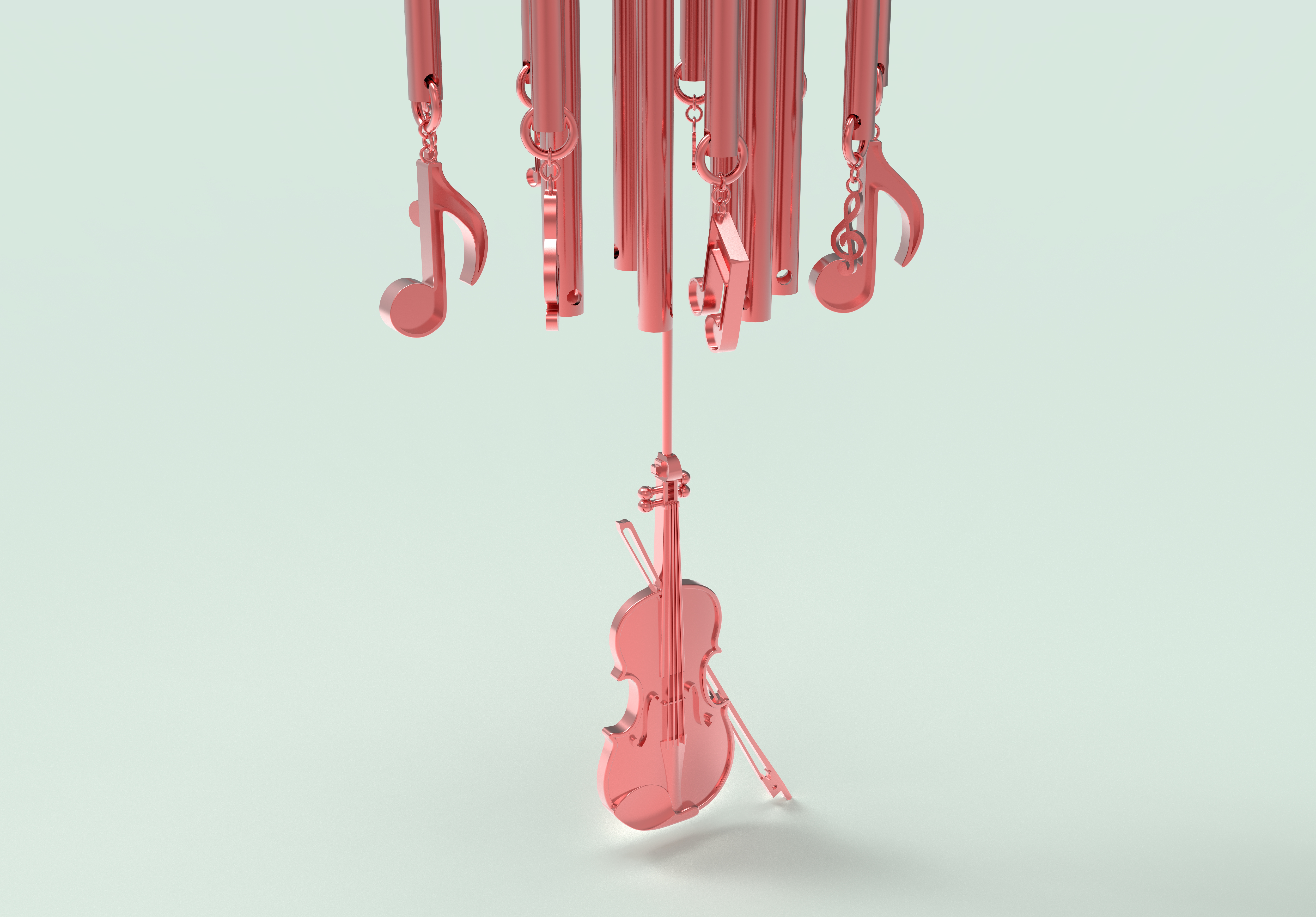 Cultural creation，Nie Er，Wind chime，