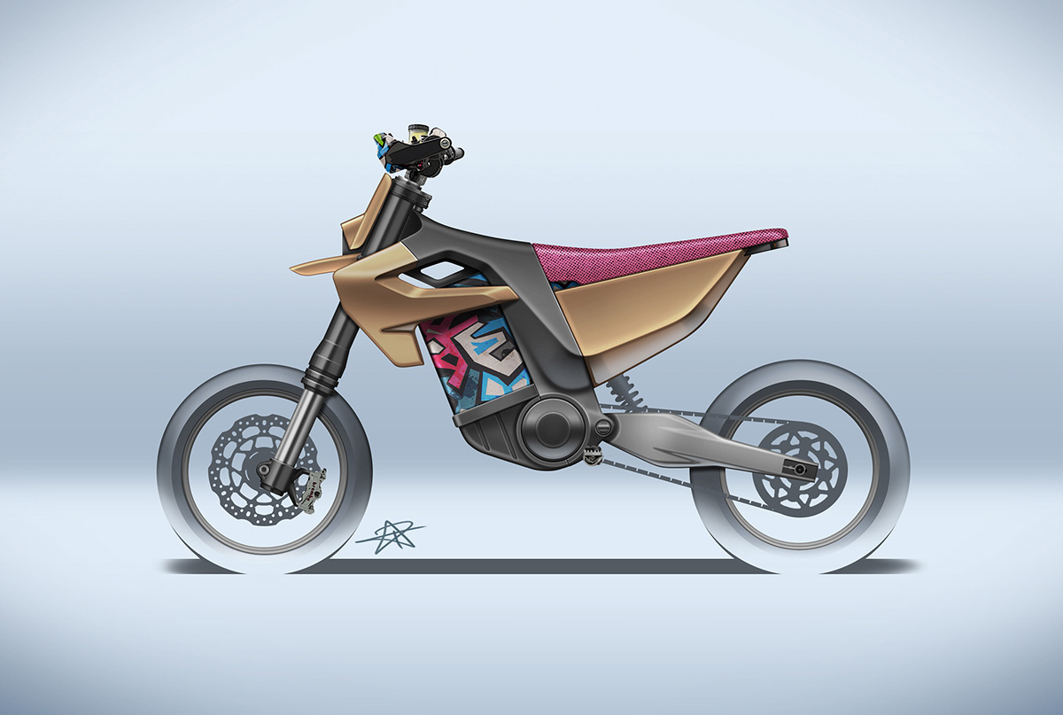 Bicycle，Electric bicycle，Design，vehicle，Supermotard，