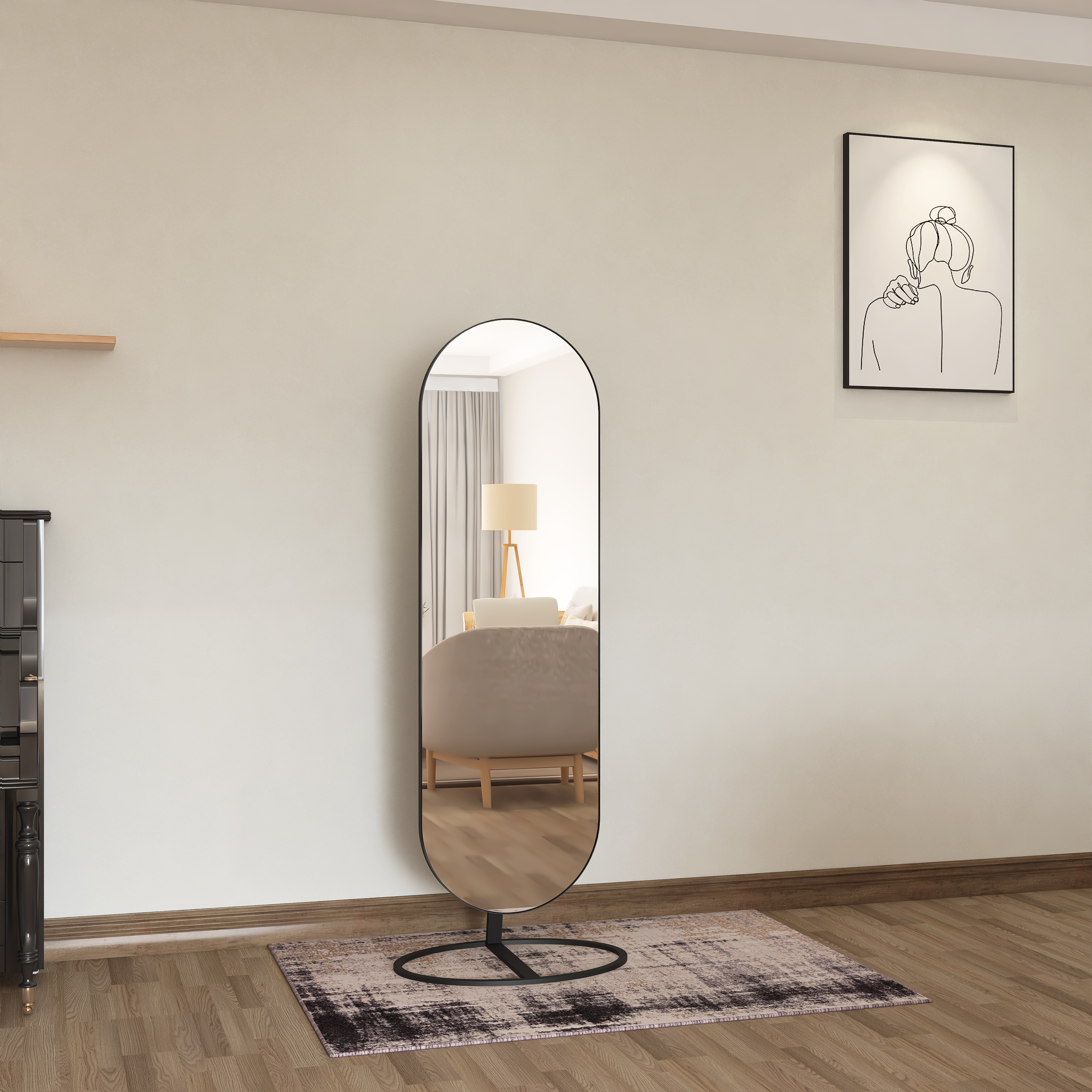 mirror，Full-length mirror，Whole body mirror，Floor mirror，