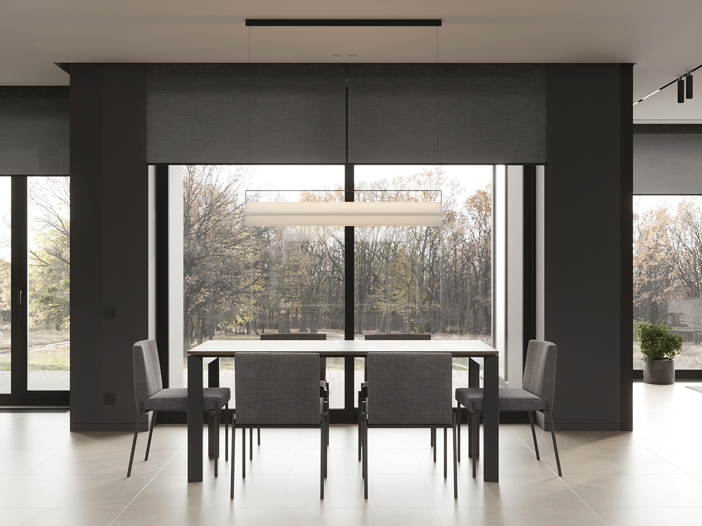 Interior design，warm，modern，villa，