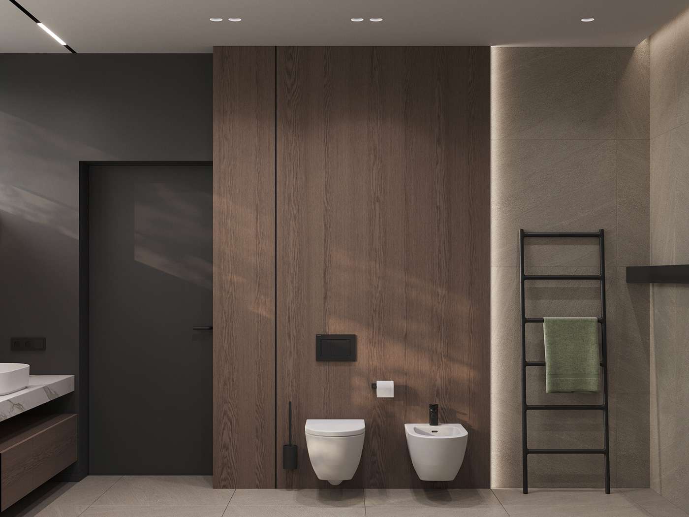 Interior design，warm，modern，villa，