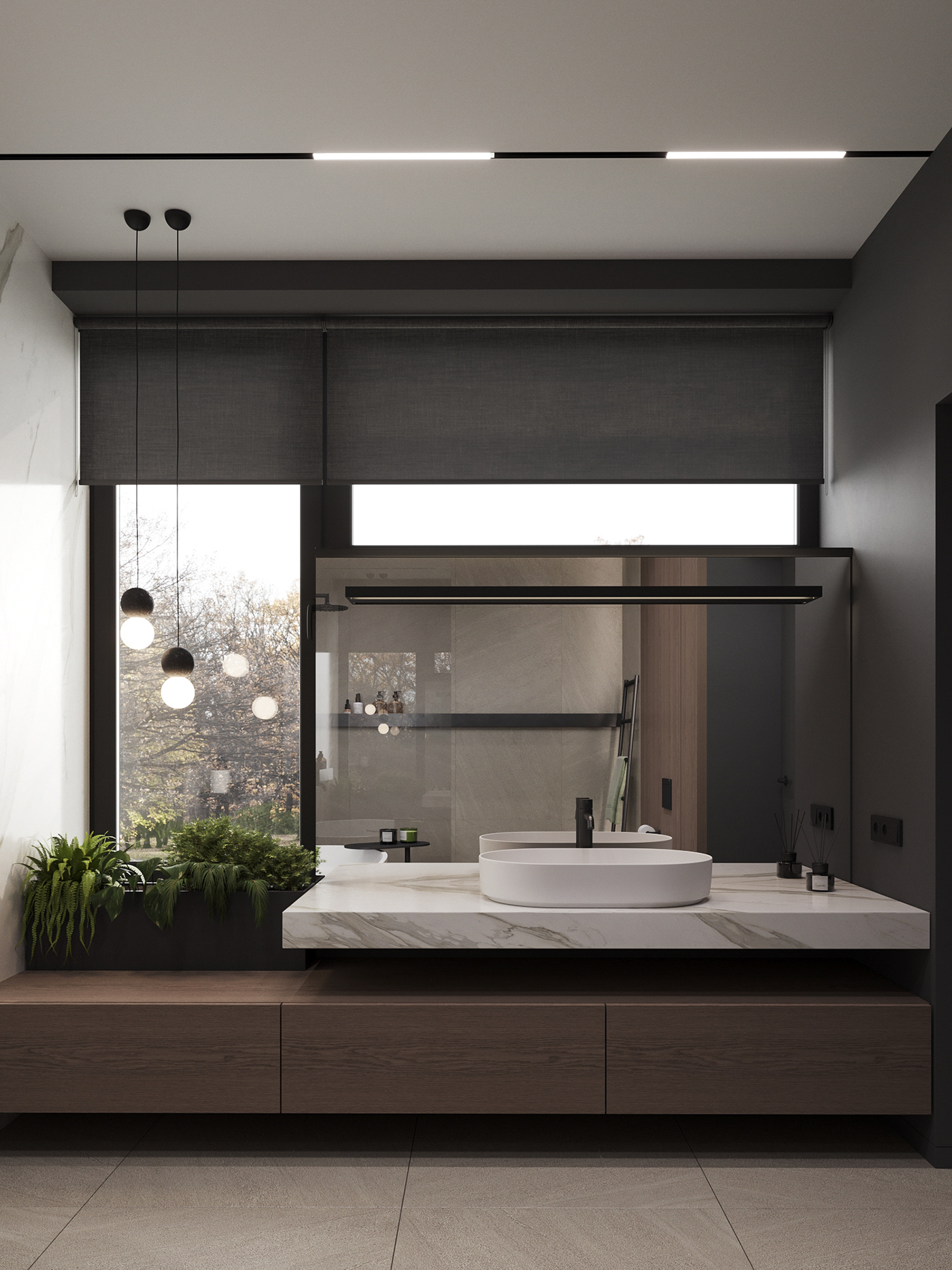 Interior design，warm，modern，villa，