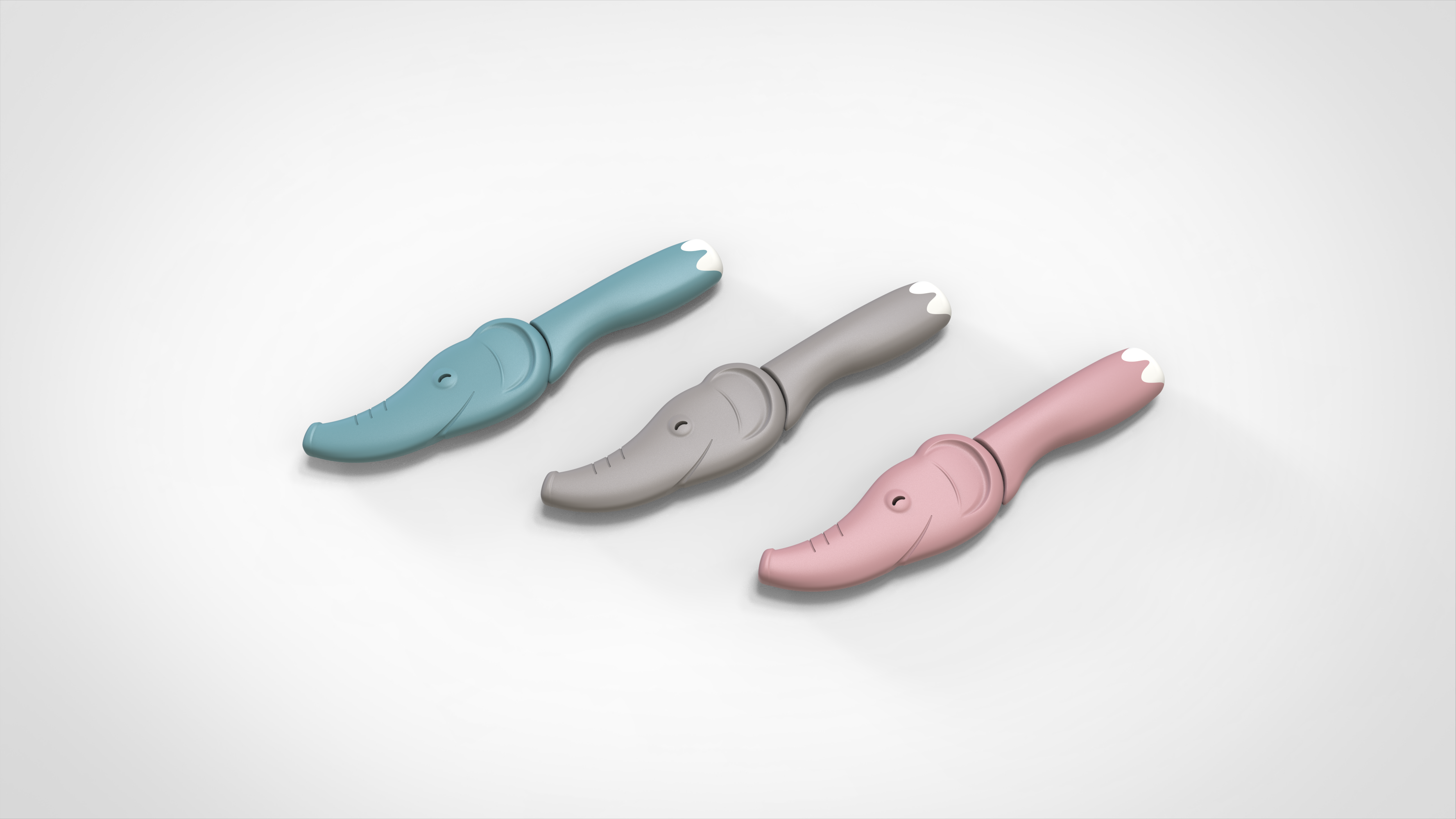 Fruit knife，ceramics，bionics，