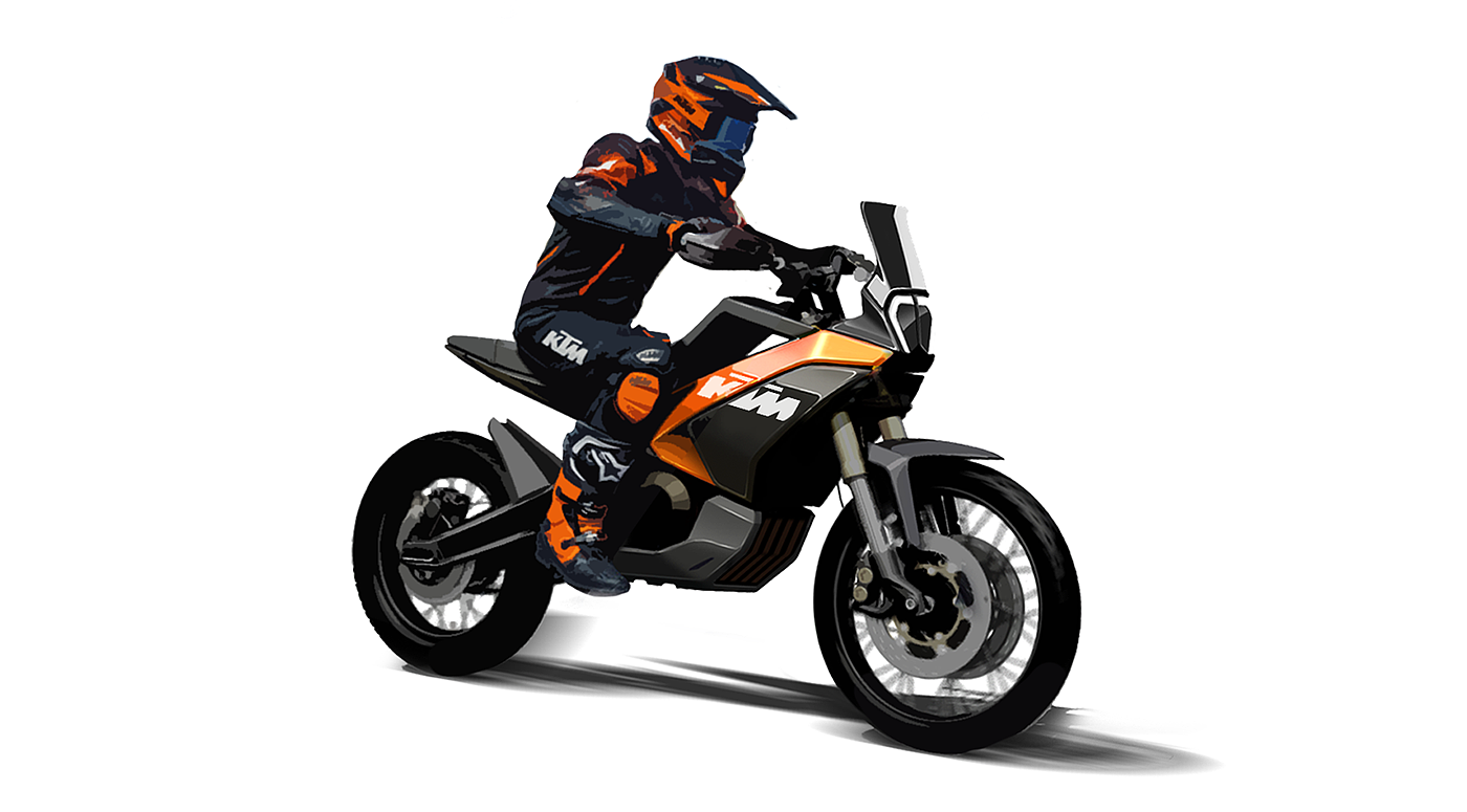 motorcycle，Cool，Electric，