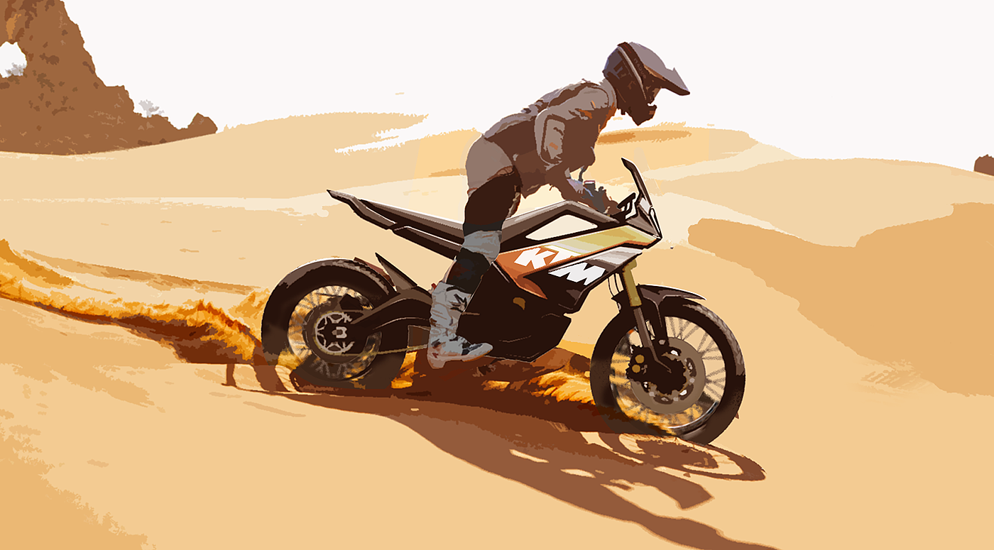 motorcycle，Cool，Electric，