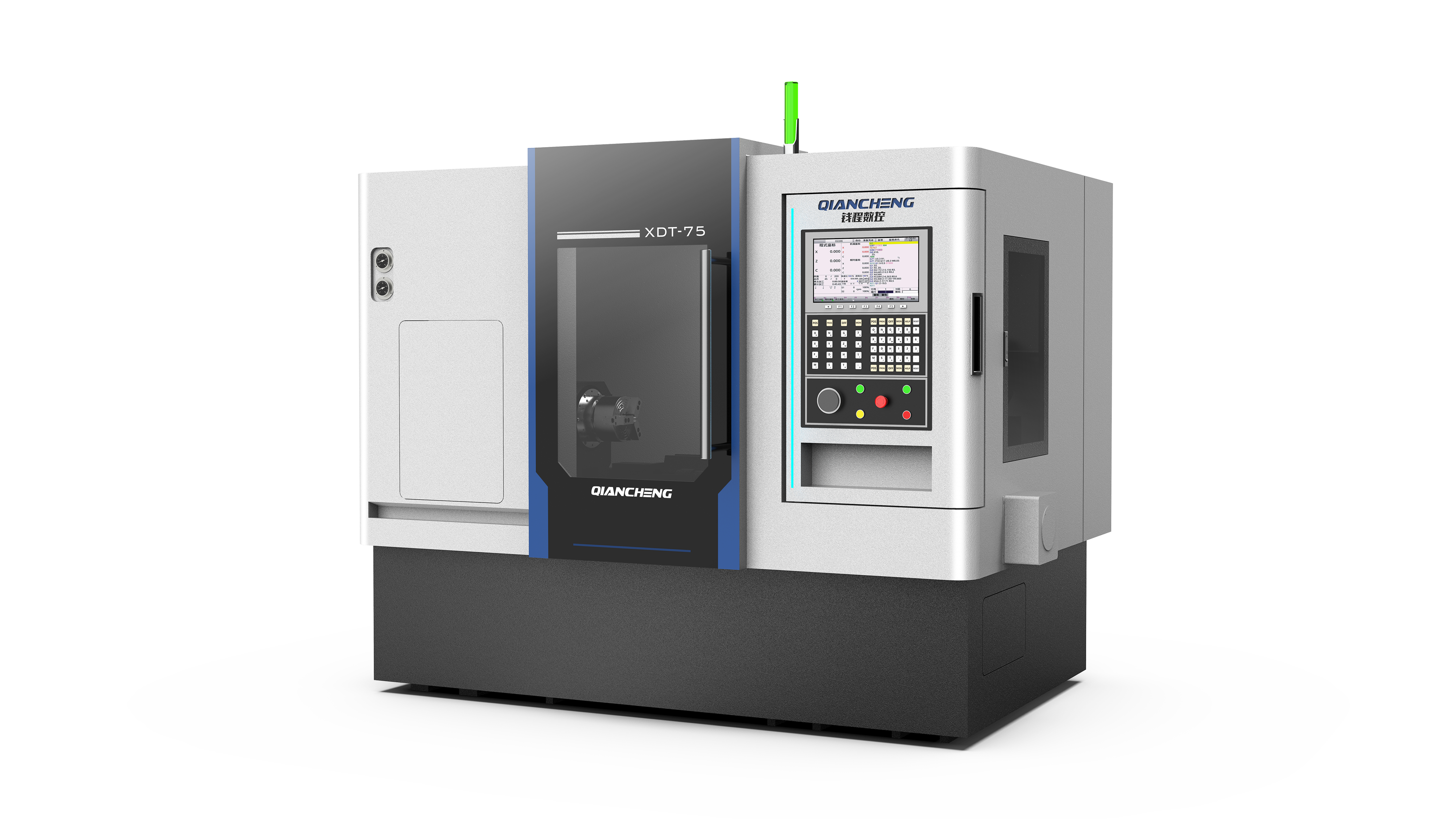 Lathe, turning and milling compound, industrial production, equipment, simple atmosphere，