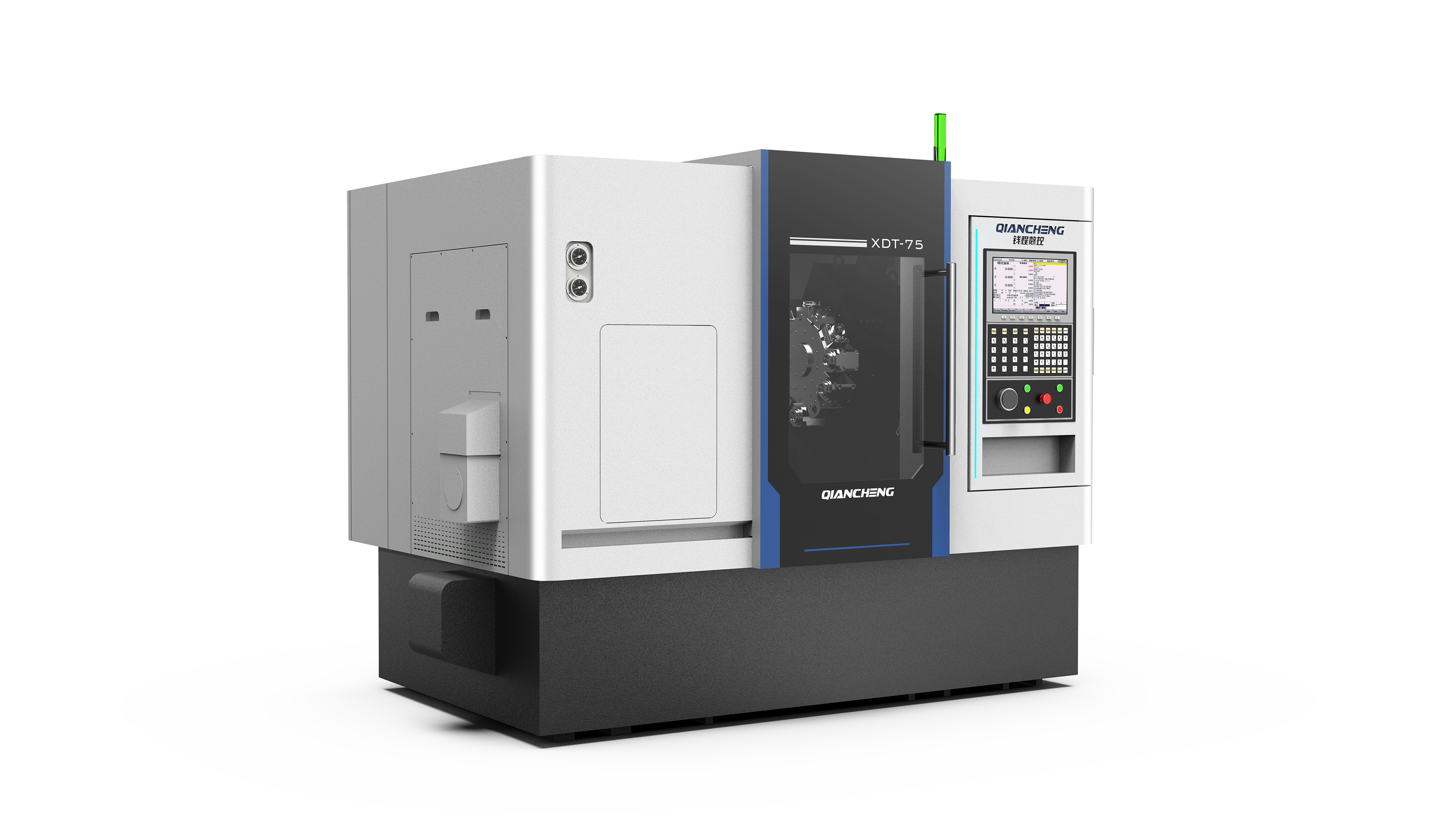 Lathe, turning and milling compound, industrial production, equipment, simple atmosphere，