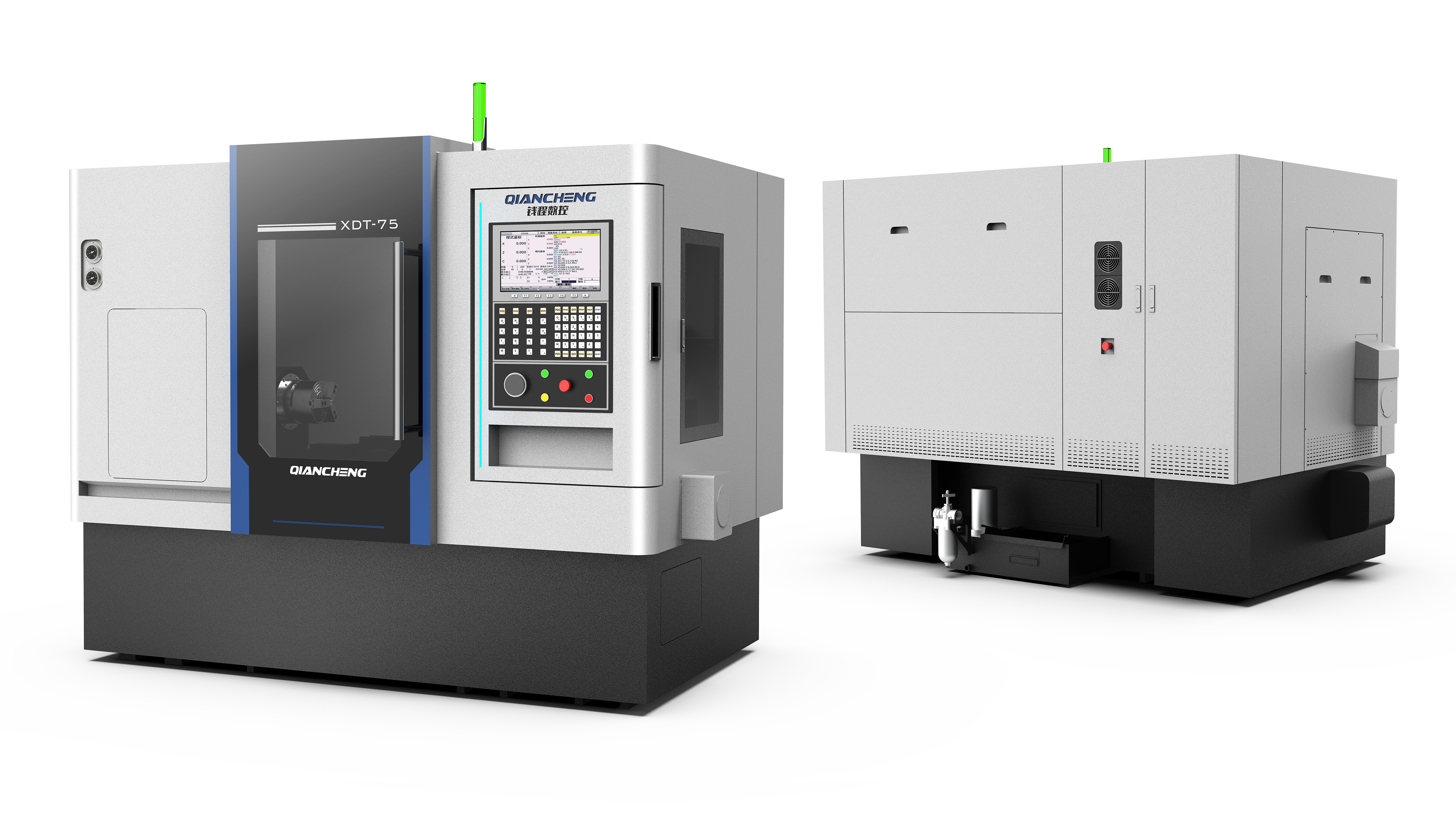 Lathe, turning and milling compound, industrial production, equipment, simple atmosphere，