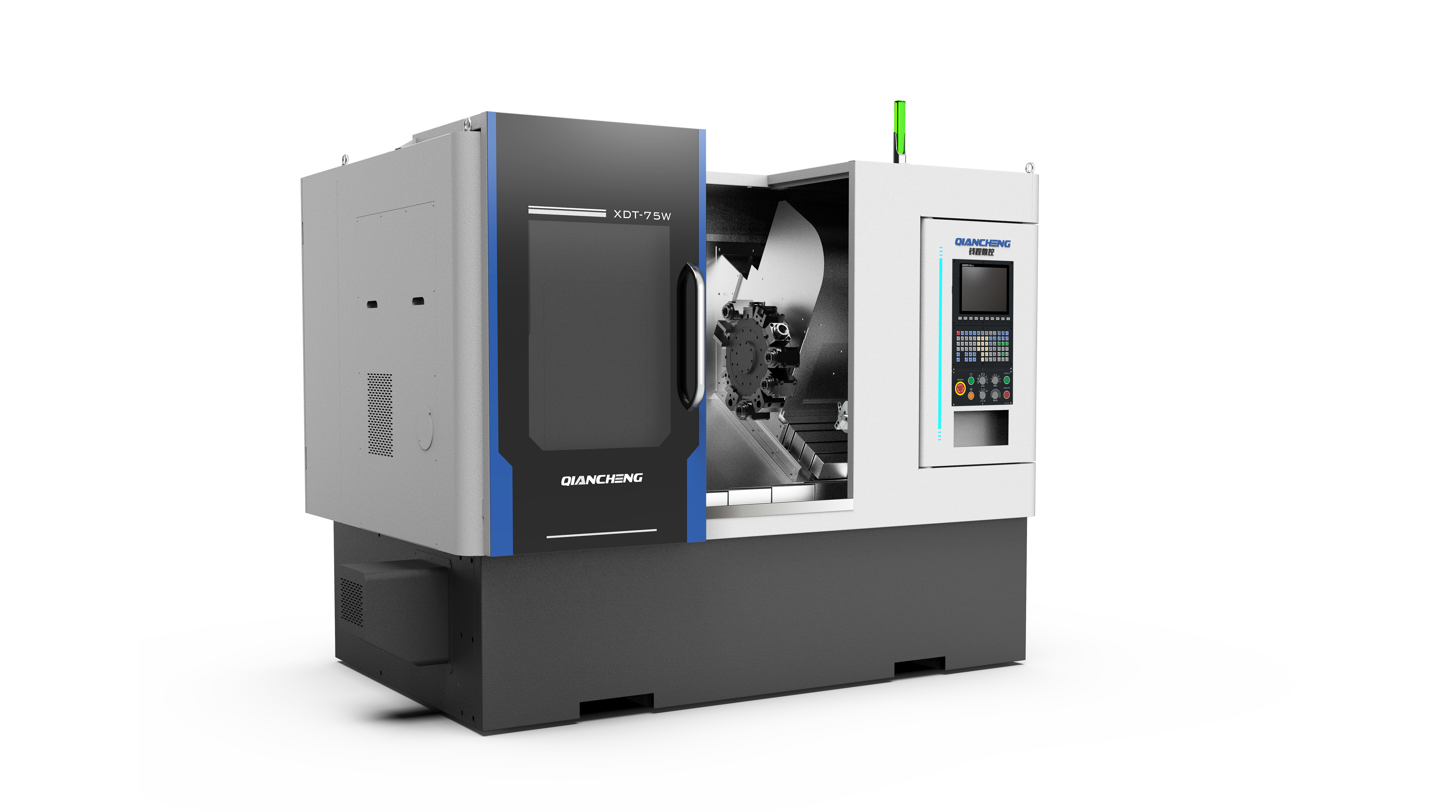 Lathe, turning and milling compound, industrial production, equipment, simple atmosphere，