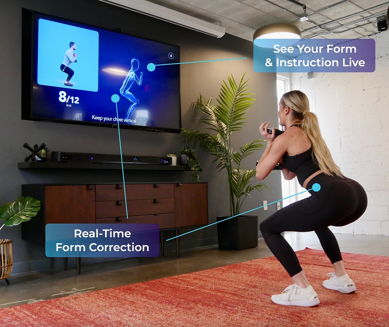 loudspeaker box，interactive，coach，Intelligent fitness，Strip，strip ，