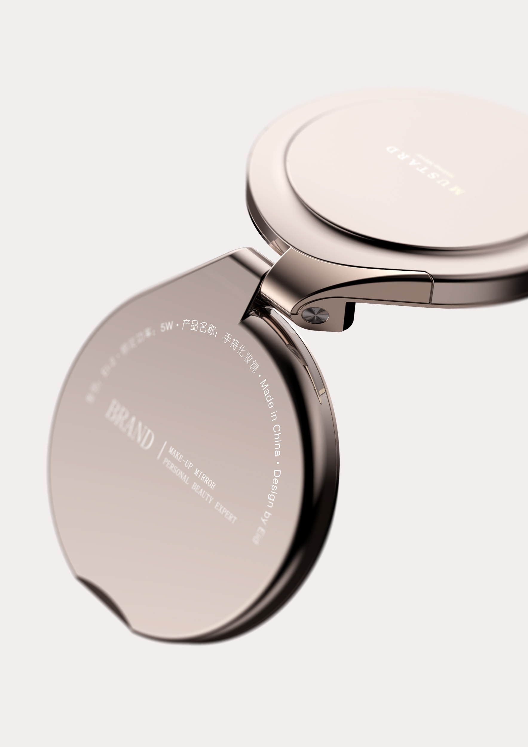 Beauty makeup，Gehu，hold，Cosmetic mirror，fashion，trend，Europe and America，Make-up Mirror，