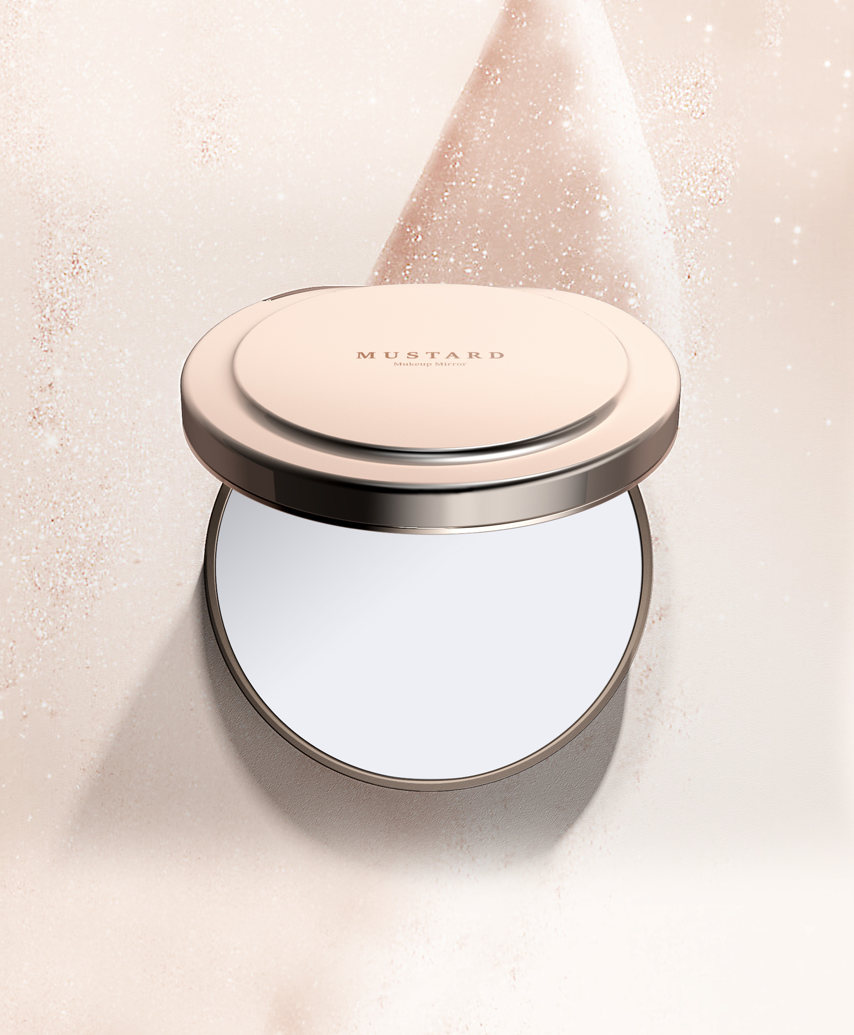 Beauty makeup，Gehu，hold，Cosmetic mirror，fashion，trend，Europe and America，Make-up Mirror，