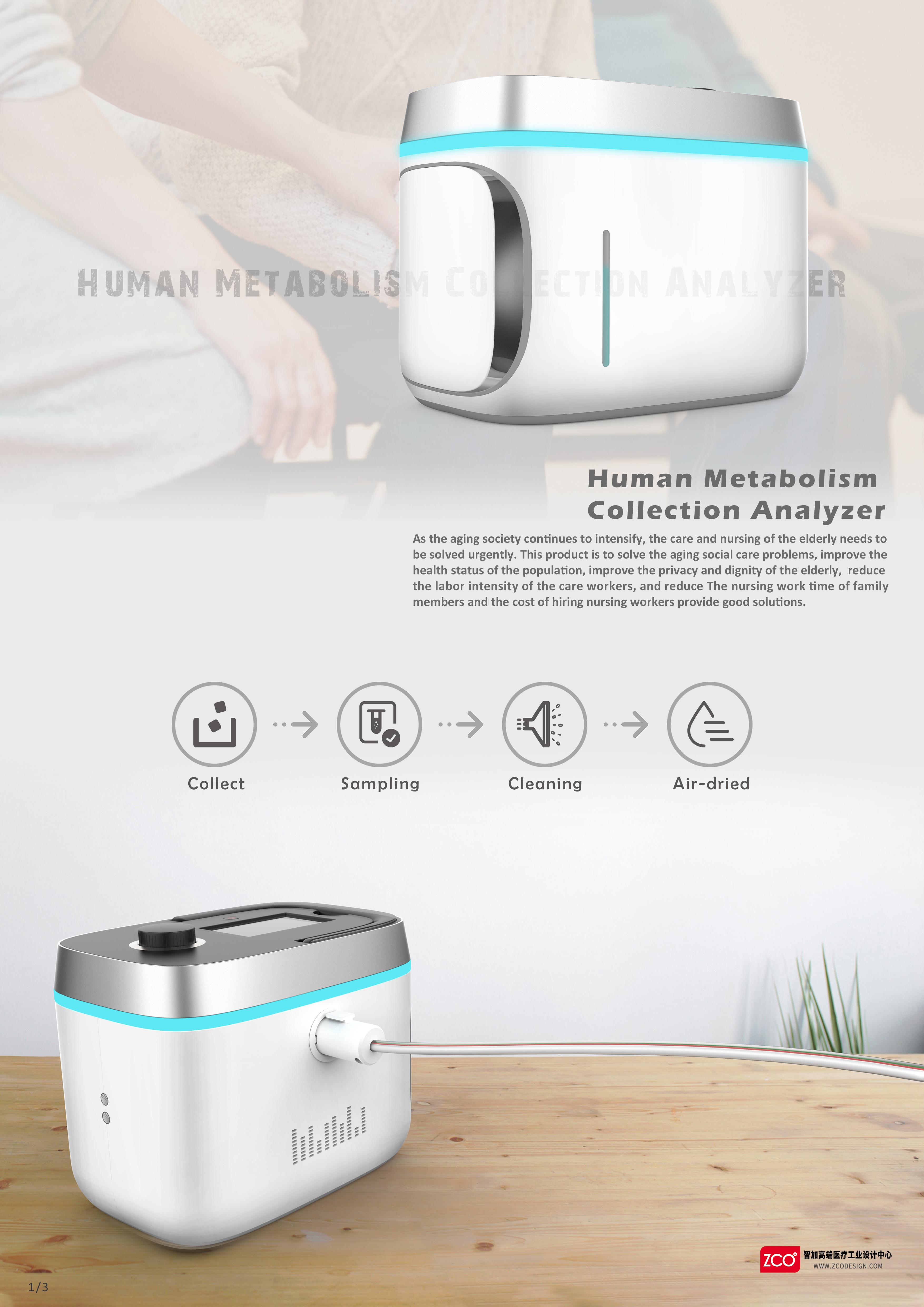 medical care，apparatus，Zhijia design，Human metabolism，collect，Analyzer，instrument，