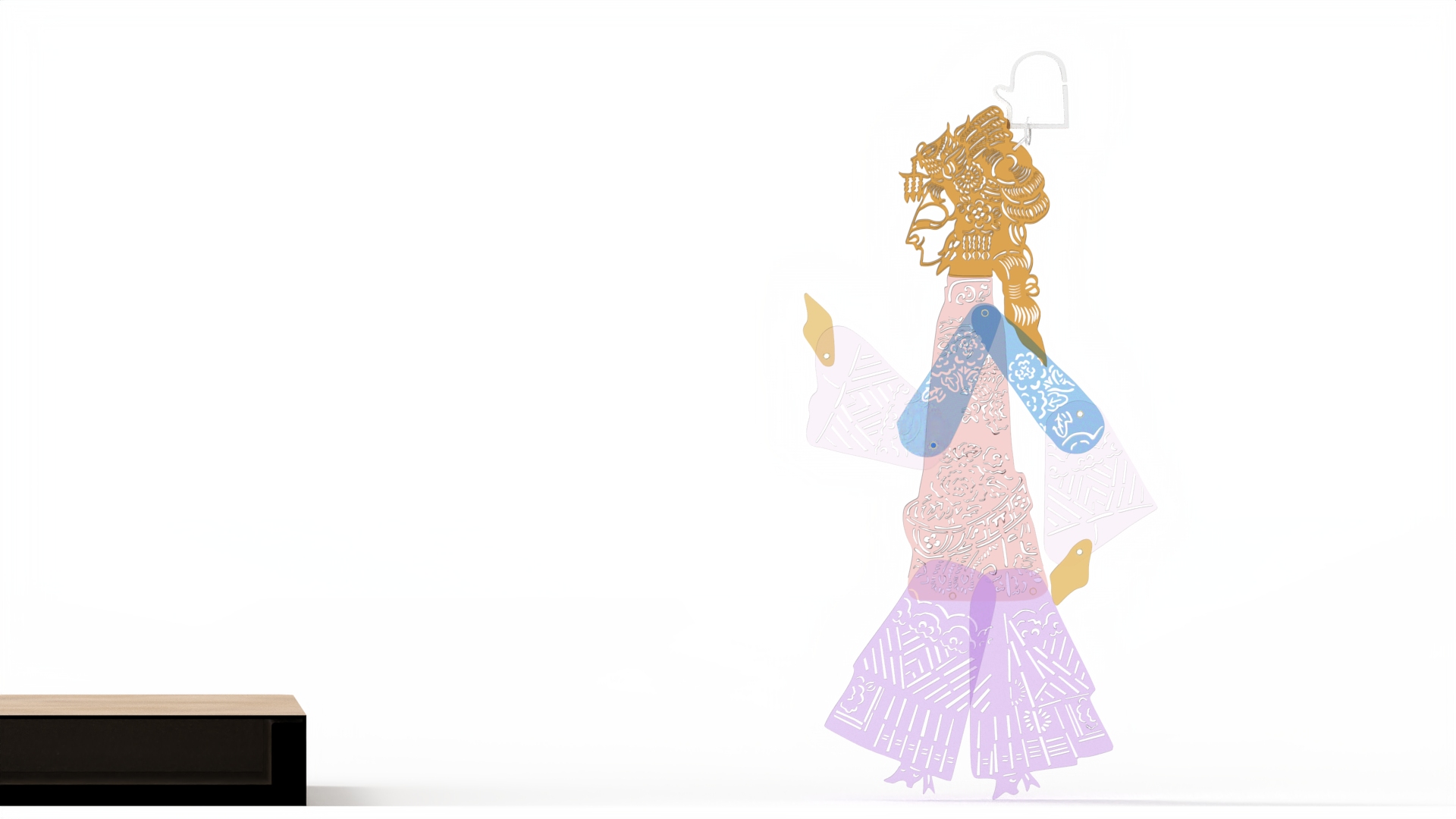 National tide，Shadow play，Cultural creation，bag buckle，Key buckle，