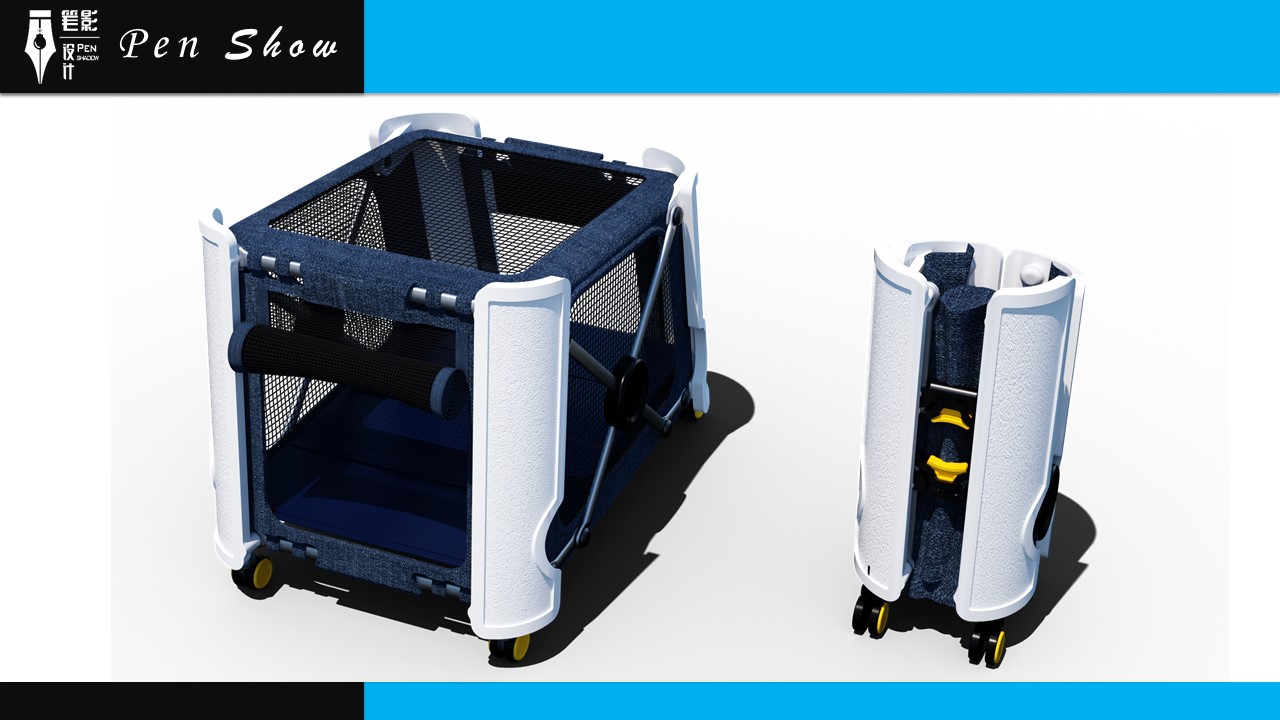 Small folding pet cage，