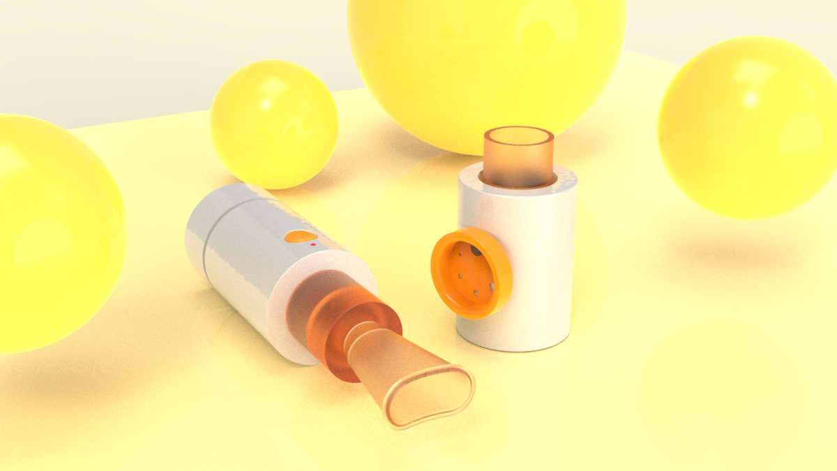 Graduation Design Works of 2022 Undergraduate，Graduation exhibition，School of Design, Hunan University ，Breathing trainer，