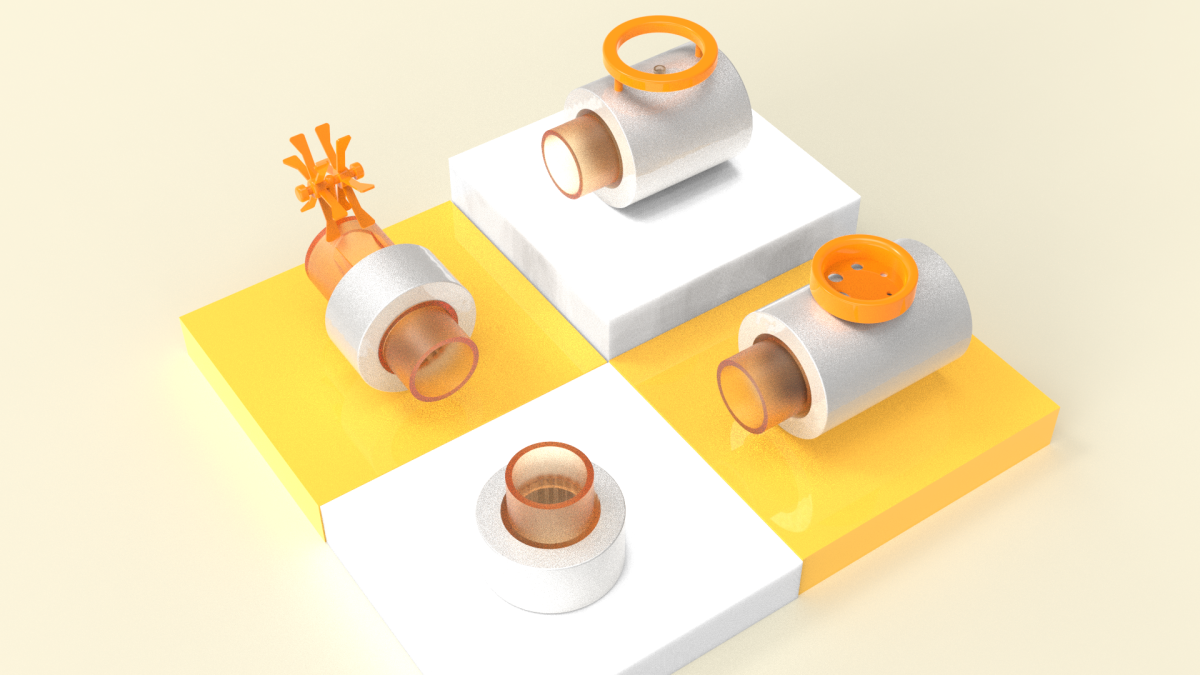 Graduation Design Works of 2022 Undergraduate，Graduation exhibition，School of Design, Hunan University ，Breathing trainer，