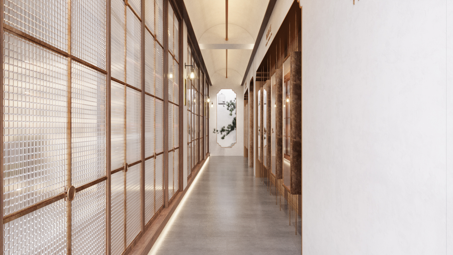 Republic of China style; Modern; Tea space; Effect diagram，