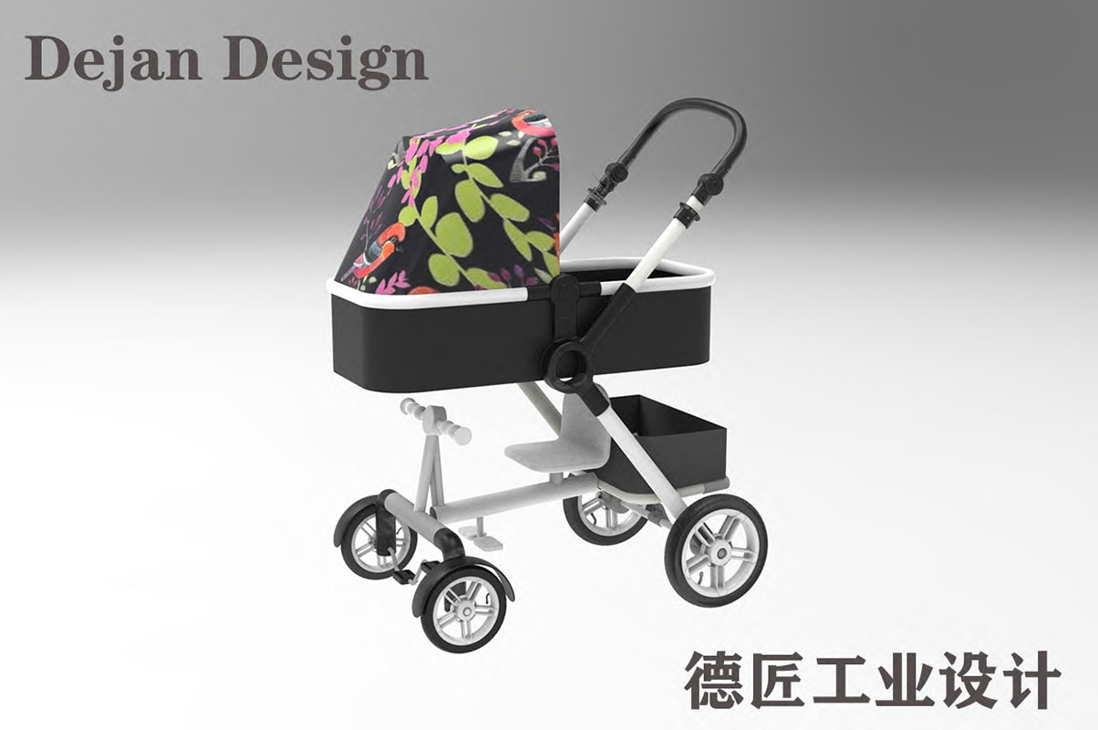 One multi-function cart, meeting the age of 0-12 years old，