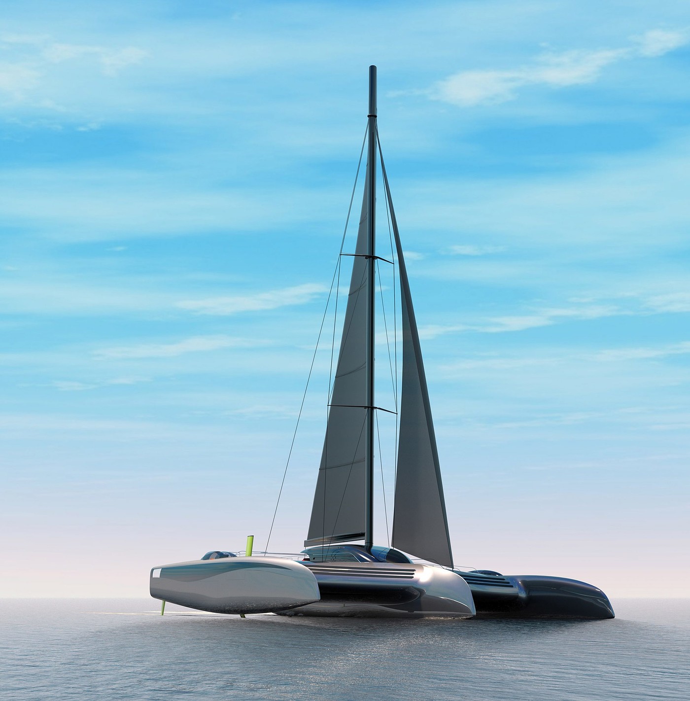 yacht，Trimaran，Domus，ship，industrial design，