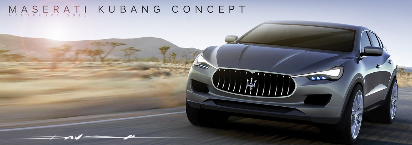 Automobile design，Concept car，Maserati，Hand drawn，