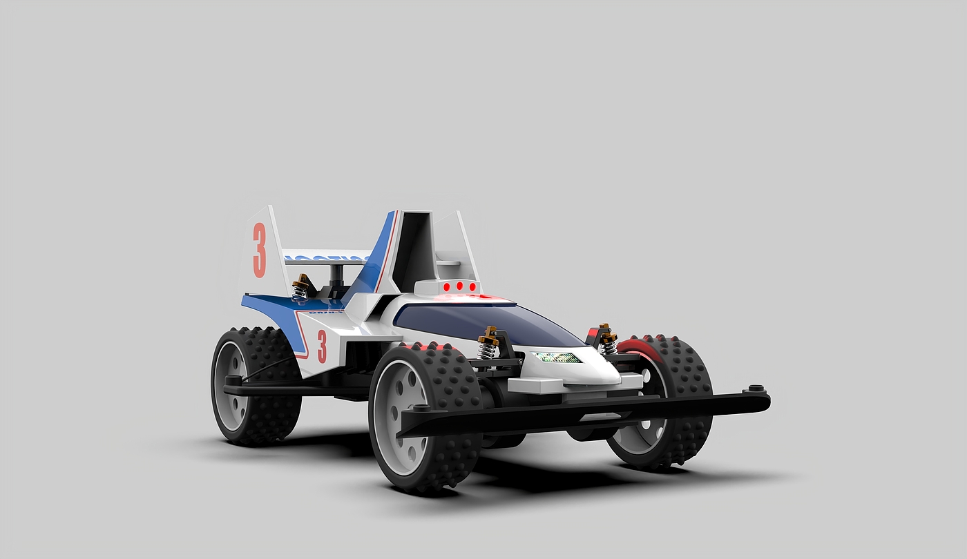 Four-wheel drive toy，