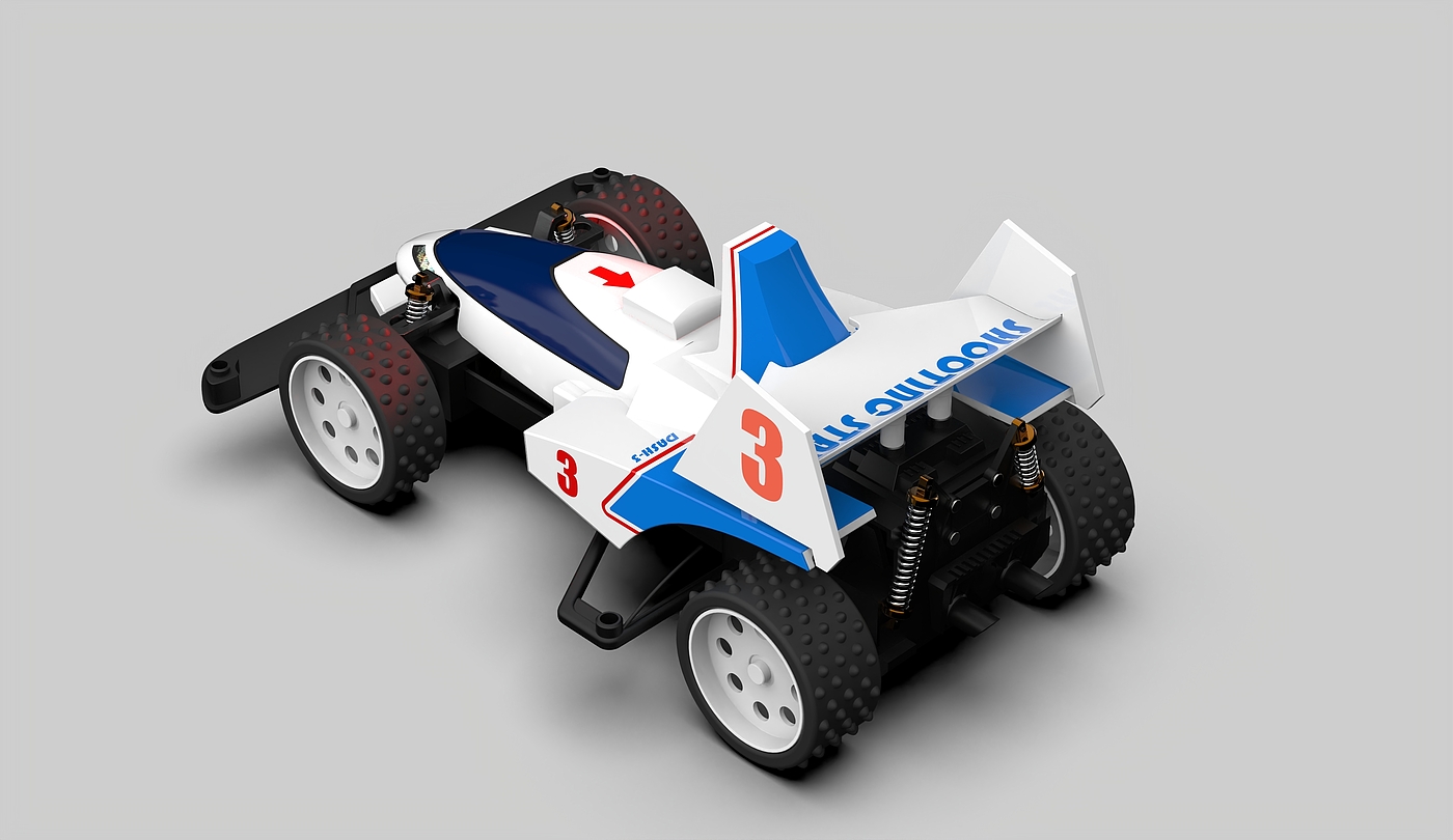 Four-wheel drive toy，