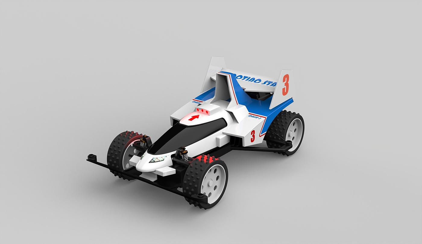 Four-wheel drive toy，