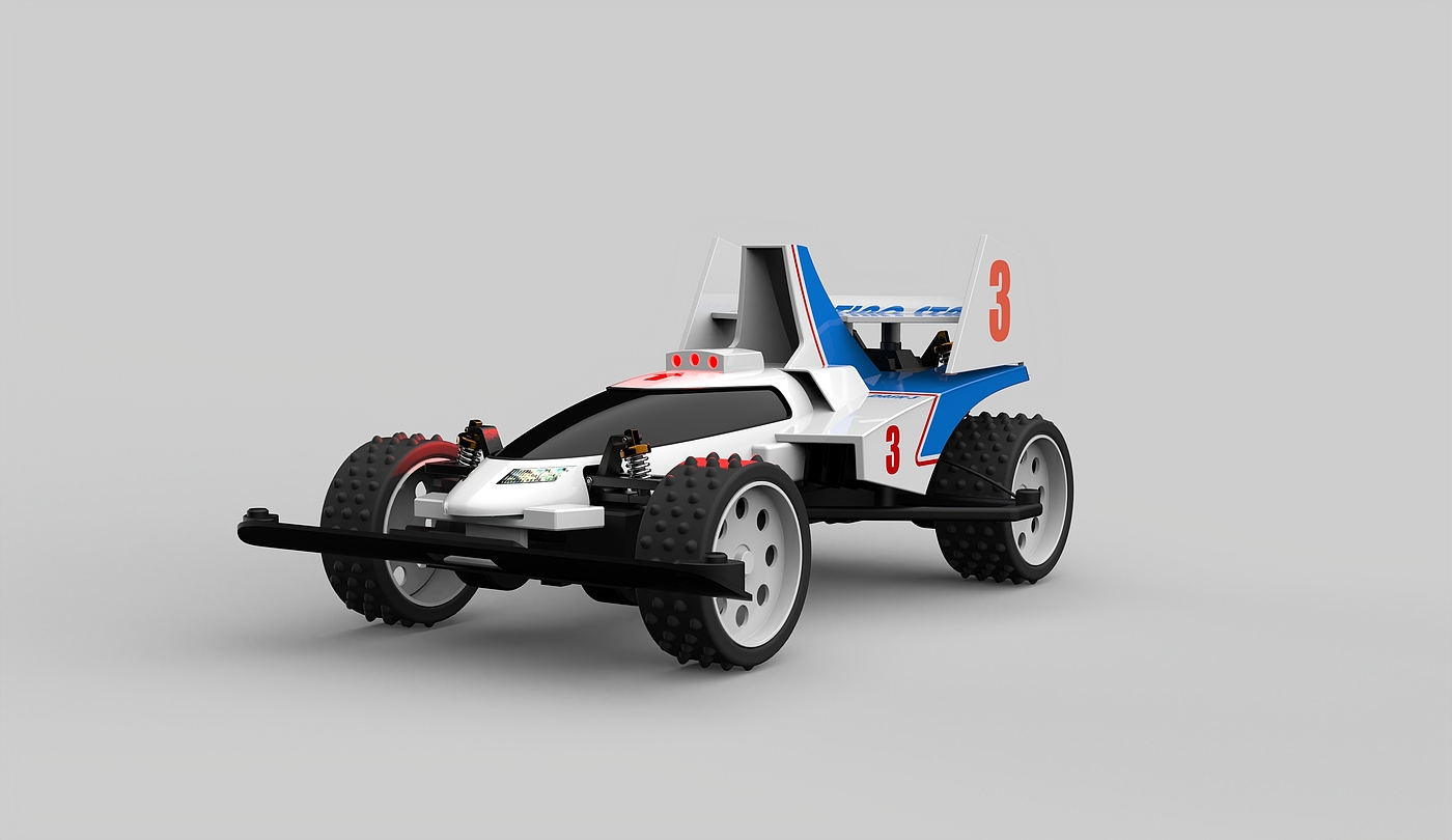 Four-wheel drive toy，