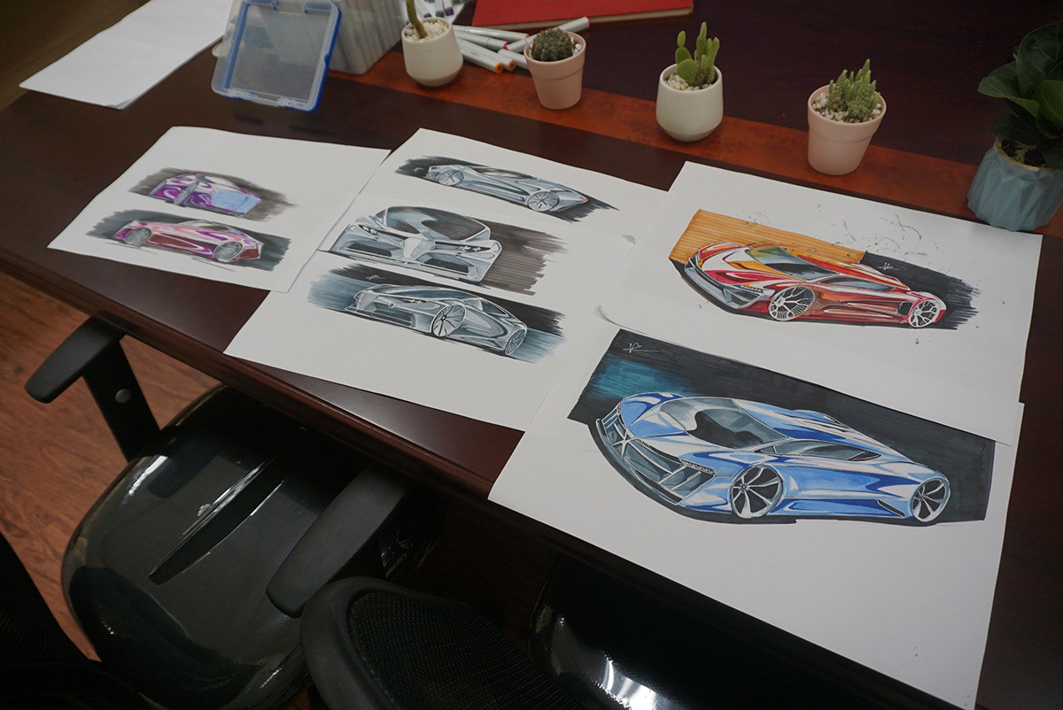automobile，Sketch，originality，Design，industrial design，