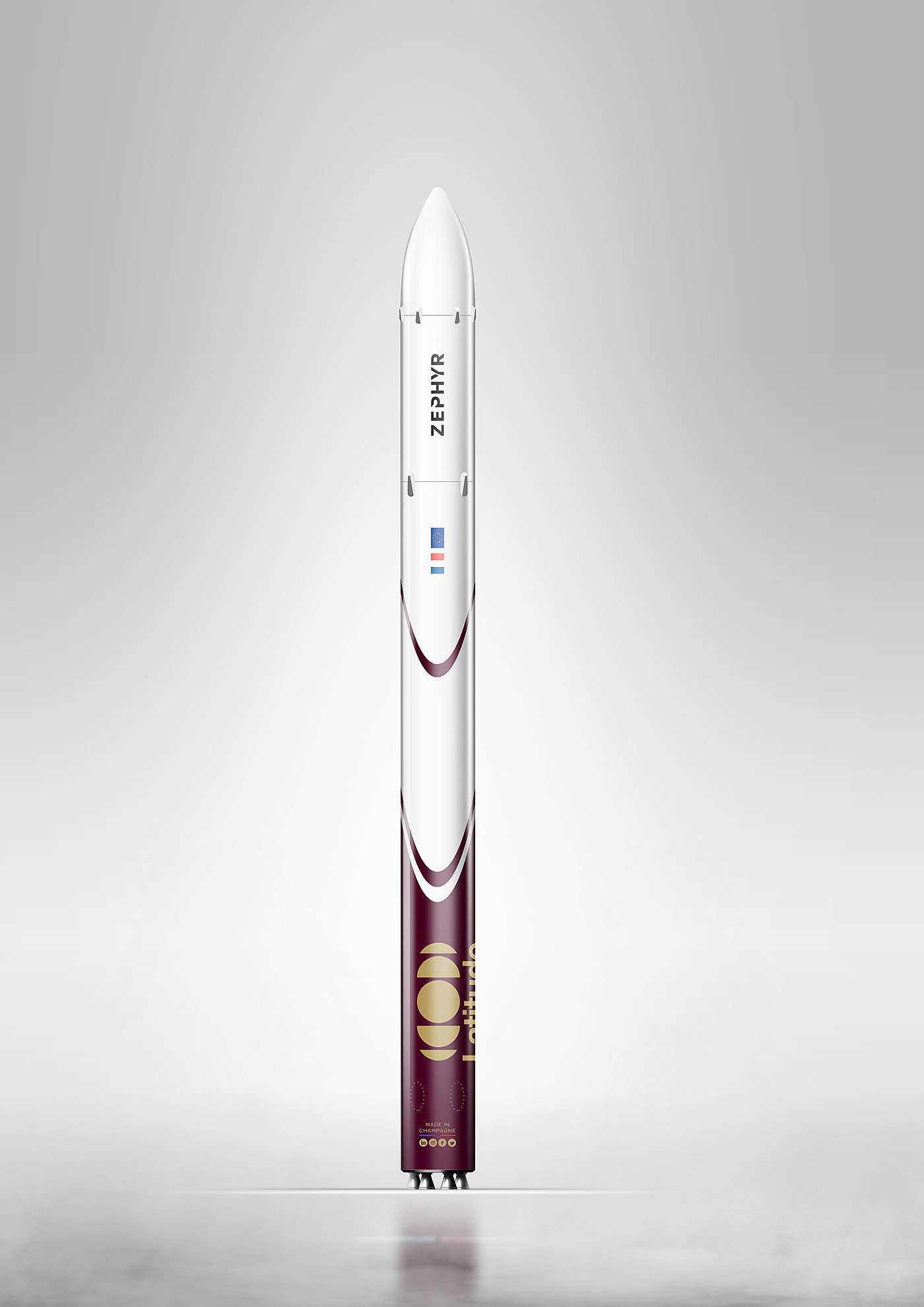 space flight，Aerospace，brand，branding，launcher，Spatial Design，